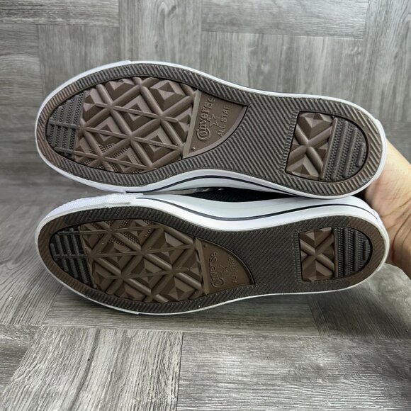 Converse CTAS Shoreline Knit Youth size 4/Women's 5.5 Black White Slip On Shoes - Picture 7 of 8